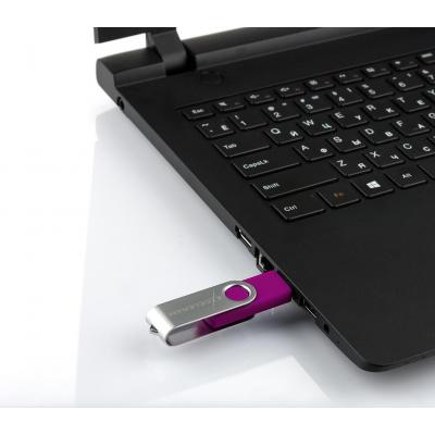 USB флеш накопичувач eXceleram 32GB P1 Series Silver/Purple USB 2.0 (EXP1U2SIPU32)