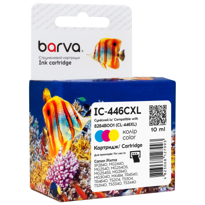 Картридж Barva Canon CL-446 XL color/8284B001, 10 мл (IC-446CXL)