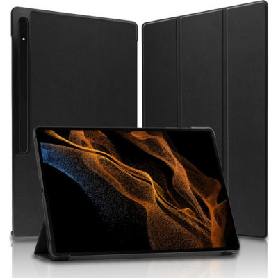 Чохол до планшета AirOn Premium Samsung Galaxy Tab S8 Ultra 14.6 2022 + protective film black (4822352781090)
