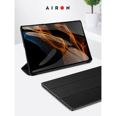 Чохол до планшета AirOn Premium Samsung Galaxy Tab S8 Ultra 14.6 2022 + protective film black (4822352781090)