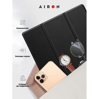 Чохол до планшета AirOn Premium Samsung Galaxy Tab S8 Ultra 14.6 2022 + protective film black (4822352781090)