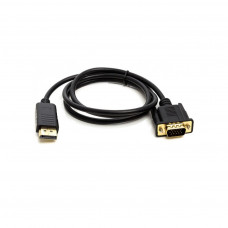 Кабель мультимедійний DisplayPort (M) ещ VGA (M) 1.0m PowerPlant (CA911882)