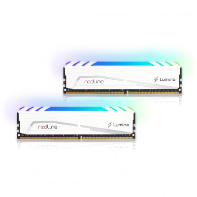 Модуль пам'яті для комп'ютера DDR5 32GB (2x16GB) 6800 MHz Redline RGB White Mushkin (MLB5C680BGGP16GX2)