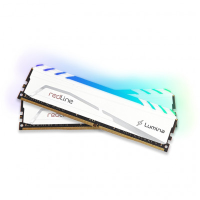 Модуль пам'яті для комп'ютера DDR5 32GB (2x16GB) 6800 MHz Redline RGB White Mushkin (MLB5C680BGGP16GX2)
