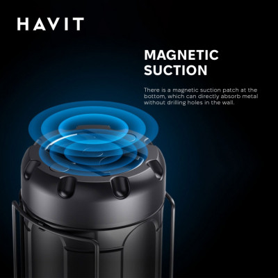 Ліхтар Havit Багатофункціональний для кемпінгу  3W 300Lm (HV-S006)