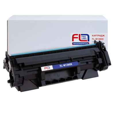 Картридж FREE Label HP 136X (W1360X) без чипа (FL-W1360X)
