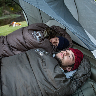 Спальний мішок Naturehike з капюшоном U250 NH20MSD07 (6°C) лівий, темно-зелений (6927595767214-L)