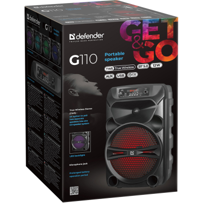 Акустична система Defender G110 12W Black (65110)