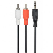 Кабель мультимедійний Jack 3.5mm папа/2RCA папа Cablexpert (CCA-458-10M)