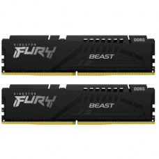 Модуль пам'яті для комп'ютера DDR5 64GB (2x32GB) 5600 MHz Beast Black Kingston Fury (ex.HyperX) (KF556C36BBEK2-64)