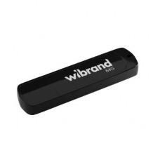 USB флеш накопичувач Wibrand 64GB Grizzly Black USB 2.0 (WI2.0/GR64P3B)