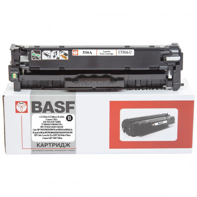 Картридж BASF HP CC530A/CF380A/CE410A, Canon 118/318/418/718 Black (BASF-KT-CC530A-U)