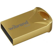 USB флеш накопичувач Wibrand 16GB Hawk Gold USB 2.0 (WI2.0/HA16M1G)