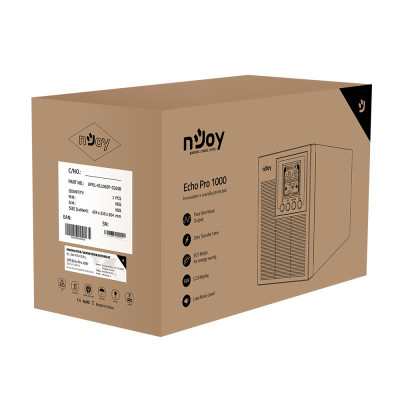Пристрій безперебійного живлення nJoy Echo Pro 1000VA USB (UPOL-OL100EP-CG01B)