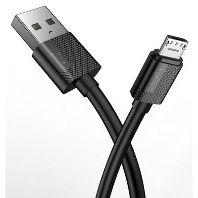 Дата кабель USB 2.0 AM to Micro 5P 2.0m Nets T-M801 Black T-Phox (T-M801(2) black)