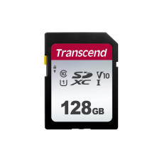 Карта пам'яті Transcend 128GB SDXC class 10 UHS-I U1 V10 (TS128GSDC300S)