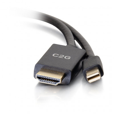 Кабель мультимедійний Mini DP to HDMI 1.8m C2G (CG84436)