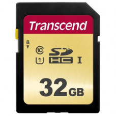 Карта пам'яті Transcend 32GB SDHC class 10 UHS-I U1 (TS32GSDC500S)