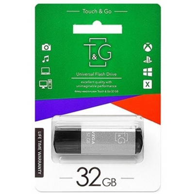 USB флеш накопичувач T&G 32GB 121 Vega Series Silver USB 2.0 (TG121-32GBSL)