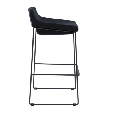 Кухонний стілець Concepto Comfy напівбарний чорний (HBC98-F11-BLACK)