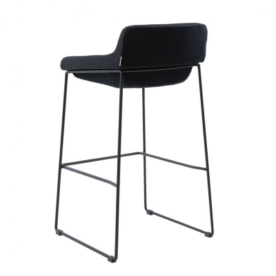 Кухонний стілець Concepto Comfy напівбарний чорний (HBC98-F11-BLACK)
