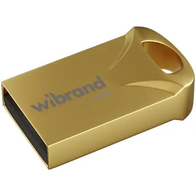 USB флеш накопичувач Wibrand 8GB Hawk Gold USB 2.0 (WI2.0/HA8M1G)