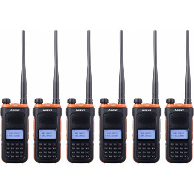 Портативна рація Agent AR-UV10 Six Pack комплект 6 шт (AR-UV10_6)