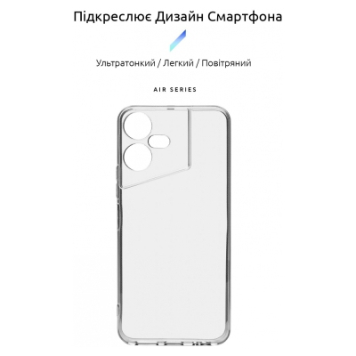 Чохол до мобільного телефона Armorstandart Air Series Tecno POVA NEO 3 (LH6n) Camera cover Transparent (ARM70380)