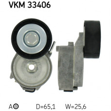 Натягувач ременя з роликом SKF VKM 33406