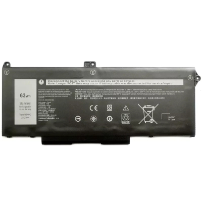 Акумулятор до ноутбука Dell Latitude 5420 RJ40G, 3941mAh (63Wh), 4cell, 15.2V, Li-ion AlSoft (A47932)