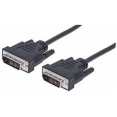 Кабель мультимедійний DVI to DVI 24+1pin, 1.8m Pro black REAL-EL (EL123500038)