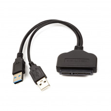 Перехідник 2*USB 3.0 to SATA III, 15 cm PowerPlant (CA913138)