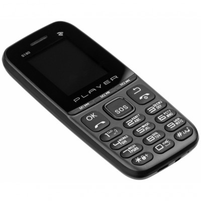 Мобільний телефон 2E S180 2021 без ЗП Black (688130243377)