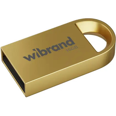 USB флеш накопичувач Wibrand 16GB lynx Gold USB 2.0 (WI2.0/LY16M2G)