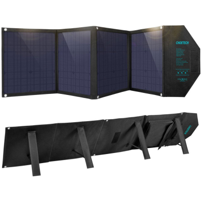 Портативна сонячна панель Choetech 80W (SC007)