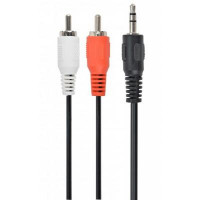 Кабель мультимедійний Jack 3.5mm папа/2RCA папа Cablexpert (CCA-458-15M)