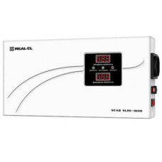 Стабілізатор REAL-EL STAB SLIM-1000, white (EL122400007)
