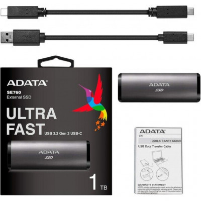 Накопичувач SSD USB 3.2 512GB ADATA (ASE760-512GU32G2-CTI)