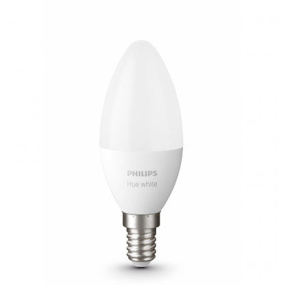 Розумна лампочка Philips Hue E14, White, BT, DIM, 2шт (929002039904)