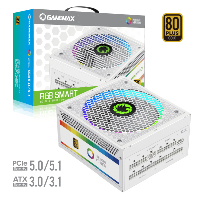 Блок живлення Gamemax 750W (RGB 750 PRO (ATX3.03.1 PCIe5.0)