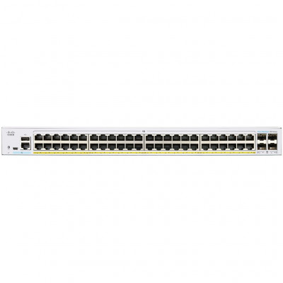 Комутатор мережевий Cisco CBS220-48P-4G-EU
