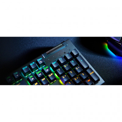 Клавіатура Razer BlackWidow V4 X Green Switch USB RU Black (RZ03-04700800-R3R1)
