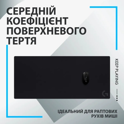Килимок для мишки Logitech G840 Gaming Mouse Pad Black (943-000778)