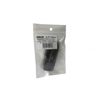 Зчитувач флеш-карт ST-Lab SD/ SDHC/ MMC /RS-MMC (U-371 black)