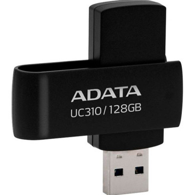 USB флеш накопичувач ADATA 128GB UC310 USB 3.2 Black (UC310-128G-RBK)
