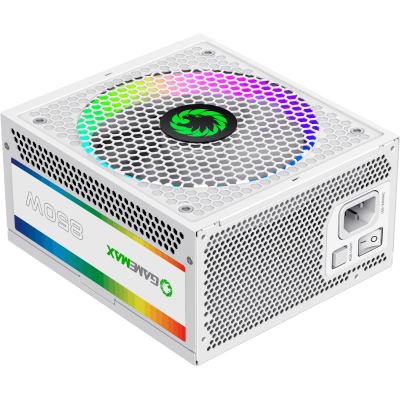 Блок живлення Gamemax 850W (RGB 850 PRO WH (ATX3.0/3.1 PCI)