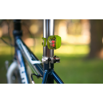 Комплект велофар Good Bike Silicone LED Green (92325Green-IS)