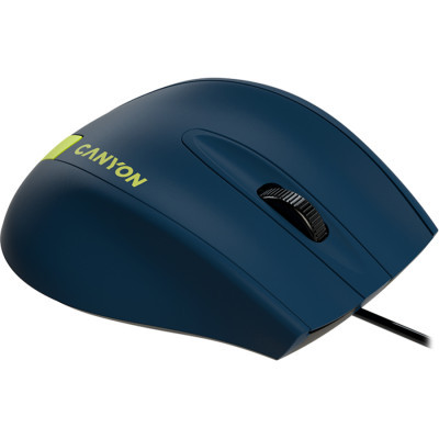 Мишка Canyon M-11 USB Blue/Yellow (CNE-CMS11BY)