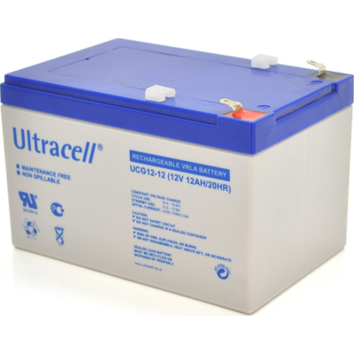 Батарея до ДБЖ Ultracell 12V-12Ah, GEL (UCG12-12)