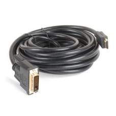 Кабель мультимедійний HDMI to DVI 24+1pin M, 5.0m Gemix (Art.GC 1418)